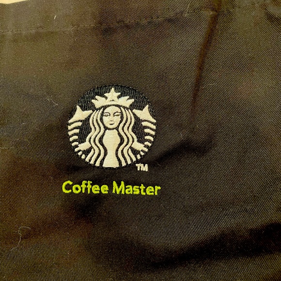 NWT Black Starbucks apron coffee master apron - Picture 3 of 6